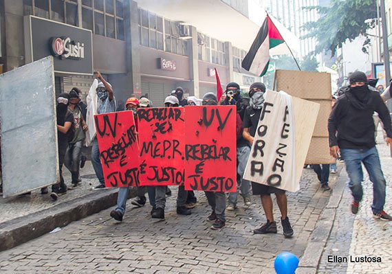 UV e MEPR em manifestação