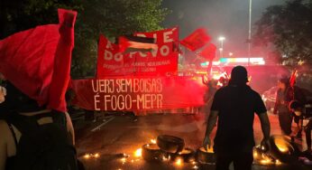 RJ: Combativa manifestação levanta barricadas contra AEDA da FOME